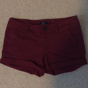 Burgundy Shorts